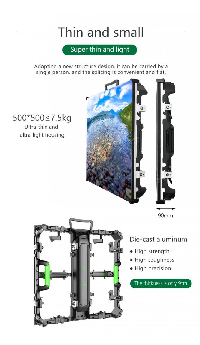 Screen a LED a noleggio con schermo video a LED ad alte prestazioni P2.5 P3 P4 P5 P6 Indoor Outdoor Led Display Screen 9