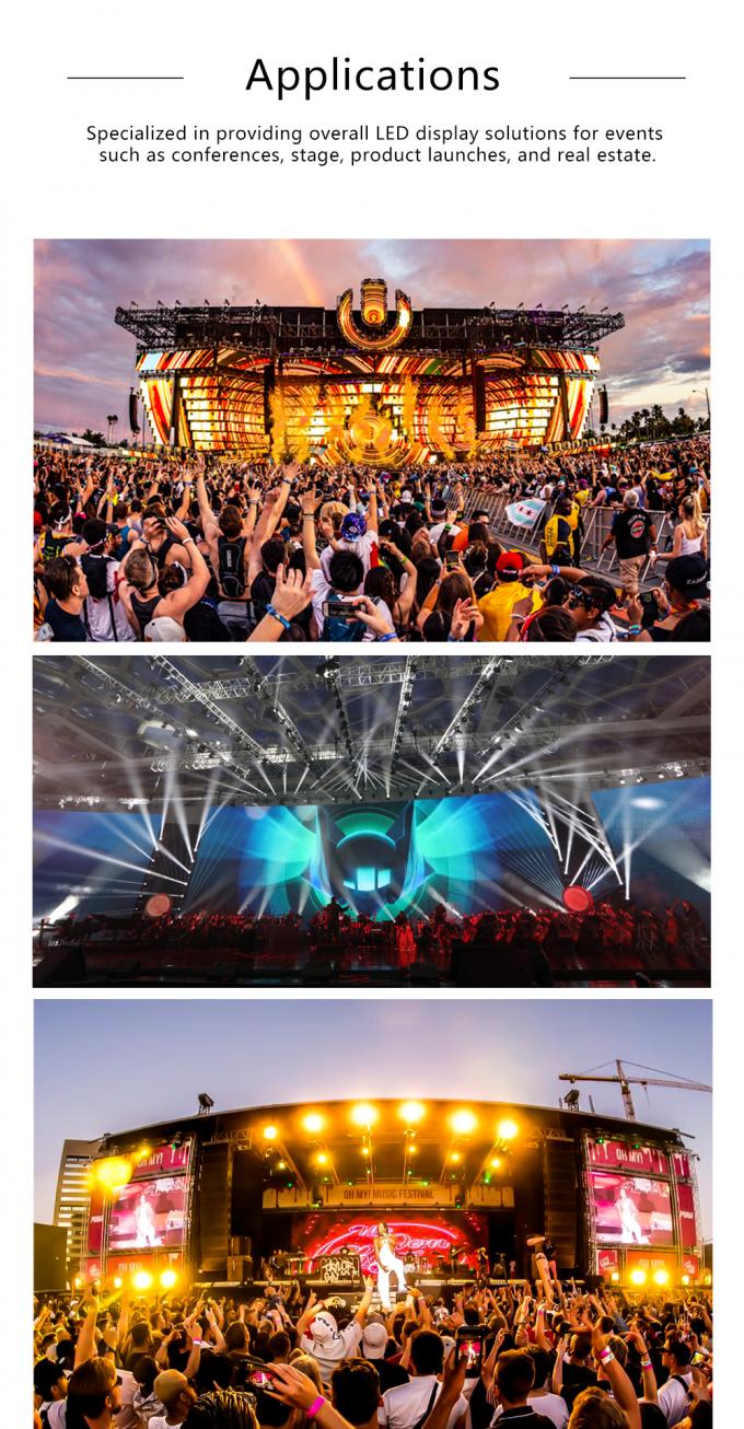 Screen a LED a noleggio con schermo video a LED ad alte prestazioni P2.5 P3 P4 P5 P6 Indoor Outdoor Led Display Screen 11