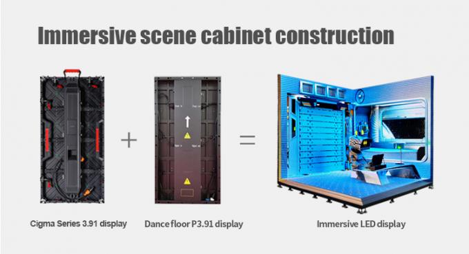 Pantalla LED 3D VFX VR VP XR para filmación, pared LED curva, pantalla LED de video HD, estudio de producción virtual 0