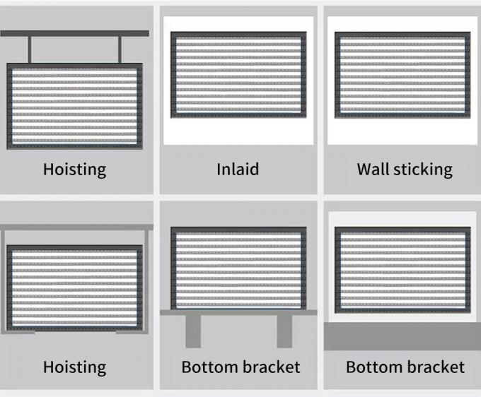 3.91-7.82mm Pixel Pitch Pantalla de visualización LED transparente con 75% de transparencia para una distancia de visualización de 5-100m 9