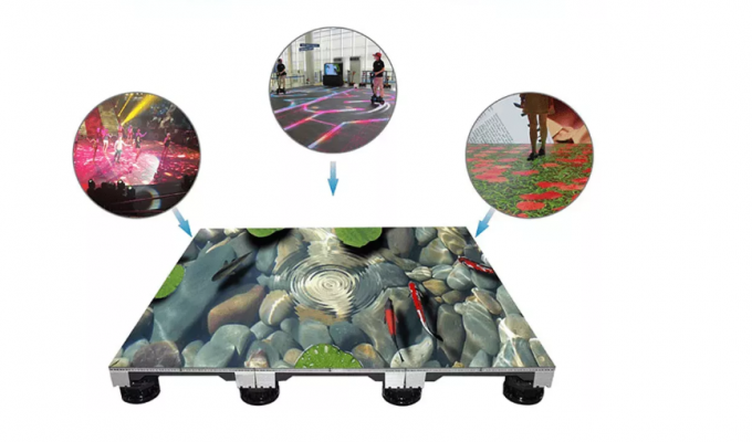 vloer led display IP65 waterdicht ontwerp vloer led display zware lading staande led display binnen buiten dansen vloer led display 4
