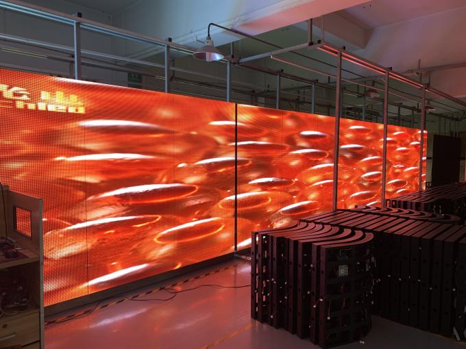 LED de pared transparente 3D personalizado para pantalla de vidrio LED transparente pantalla publicitaria interior pantalla LED transparente 1