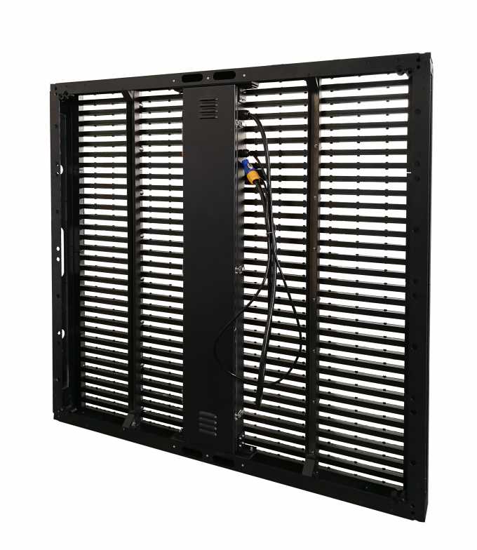 LED de pared transparente 3D personalizado para pantalla de vidrio LED transparente pantalla publicitaria interior pantalla LED transparente 2