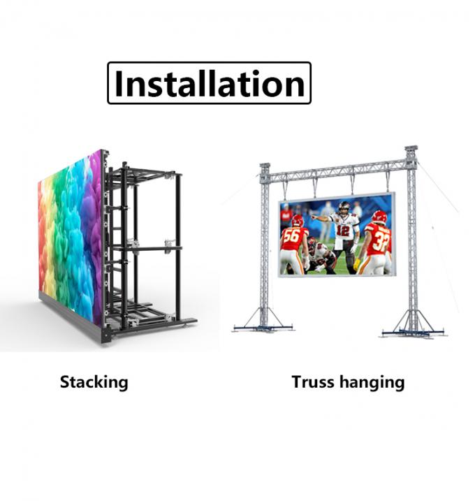 Внутренний арендованный светодиодный дисплей P2.6 P2.9 P3.91 P4.81 для сцены 3