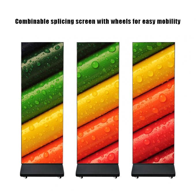Opvouwbaar Led Poster Screen Draagbaar Opvouwbaar GOB Led Reclame Machine voor Winkelcentrum Conferentieruimte Reclame 5