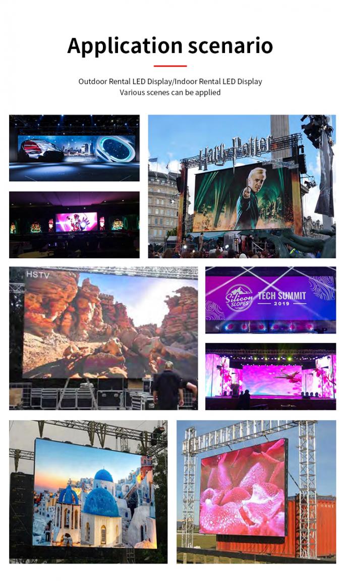 P3.91 P2.6 Aluguel de Cinema LED Screen Christmas Show Dança Festa LED Display Eventos Backstage Igreja LED Video Wall 3