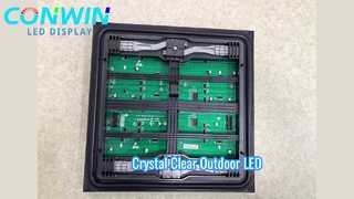 Outdoor P10mm Fixed Installation LED Screen High Brightness High Resolution With Clear Image Effect